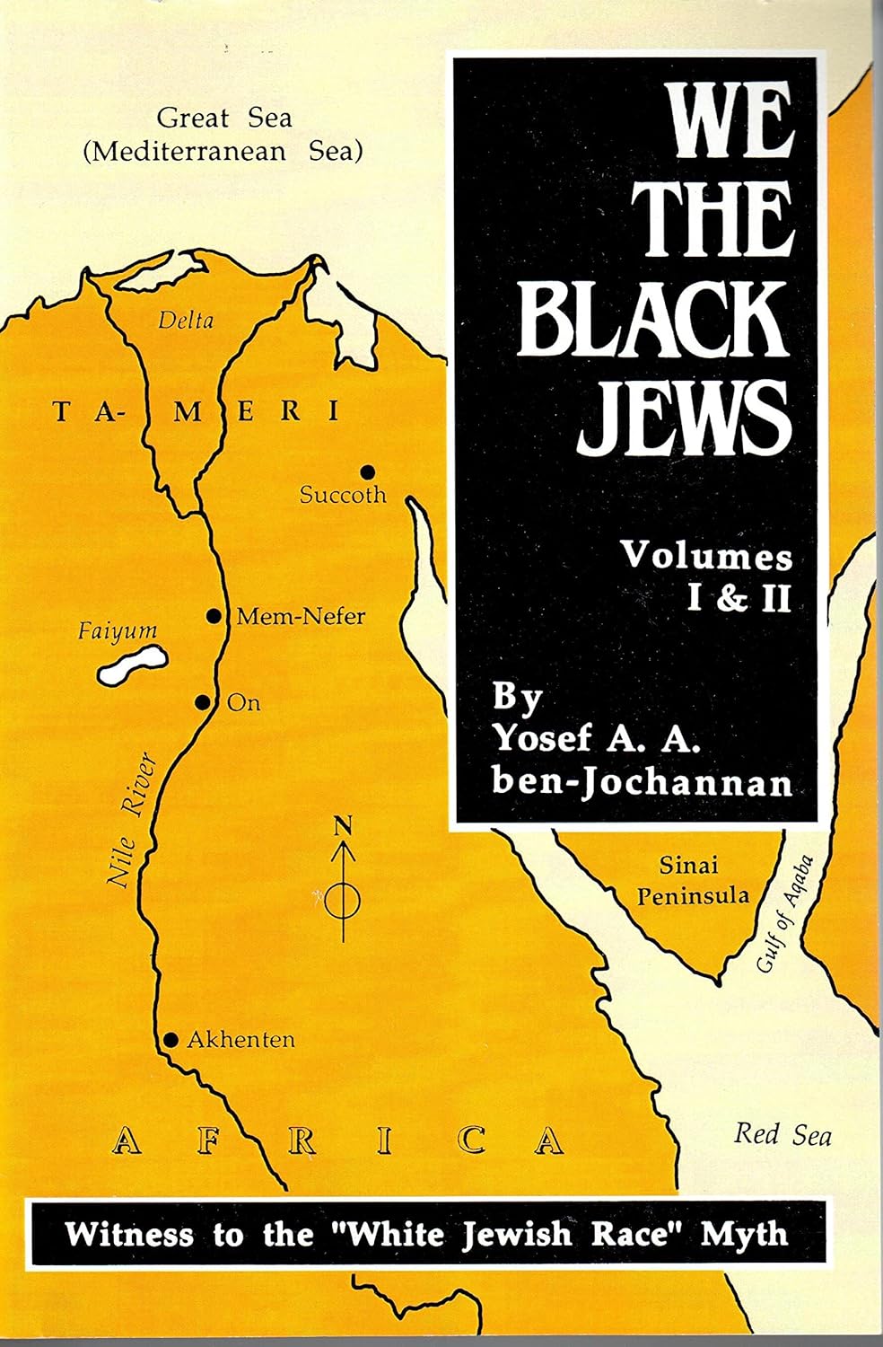 We, the Black Jews: Witness to the 'White Jewish Race' Myth, Volumes I & II in One  by Yosef Ben-Jochannan