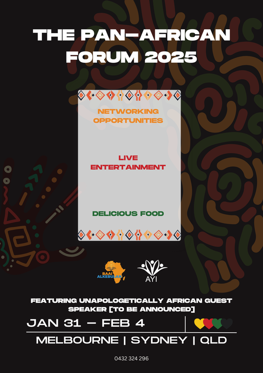 THE PAN-AFRICAN FORUM 2025 COMMUNAL NEW YEAR RESOLUTIONS